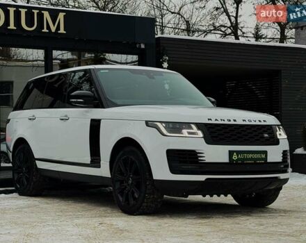 Белый Ленд Ровер Рендж Ровер, объемом двигателя 4.37 л и пробегом 105 тыс. км за 64999 $, фото 3 на Automoto.ua