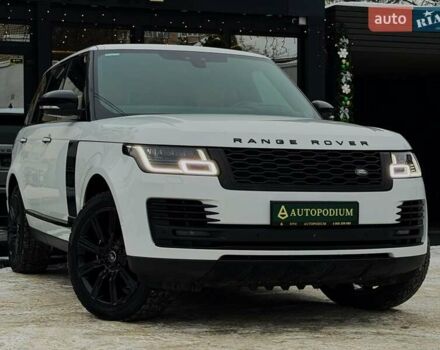 Белый Ленд Ровер Рендж Ровер, объемом двигателя 4.37 л и пробегом 105 тыс. км за 64999 $, фото 9 на Automoto.ua
