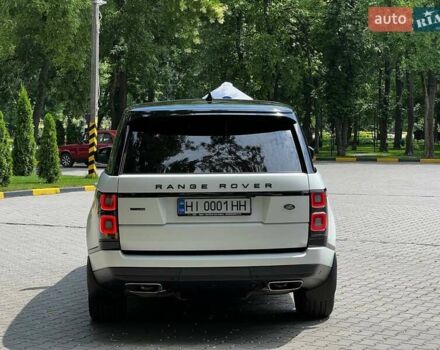 Белый Ленд Ровер Рендж Ровер, объемом двигателя 5 л и пробегом 40 тыс. км за 95000 $, фото 5 на Automoto.ua