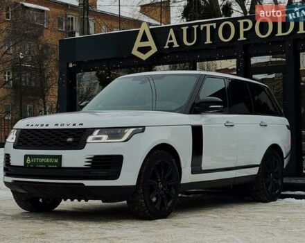 Белый Ленд Ровер Рендж Ровер, объемом двигателя 4.37 л и пробегом 105 тыс. км за 64999 $, фото 2 на Automoto.ua