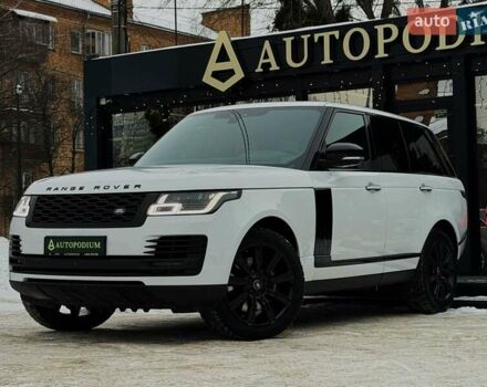 Белый Ленд Ровер Рендж Ровер, объемом двигателя 4.37 л и пробегом 105 тыс. км за 64999 $, фото 4 на Automoto.ua