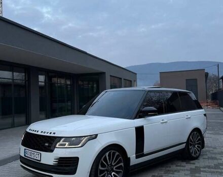 Белый Ленд Ровер Рендж Ровер, объемом двигателя 4.37 л и пробегом 130 тыс. км за 65000 $, фото 1 на Automoto.ua