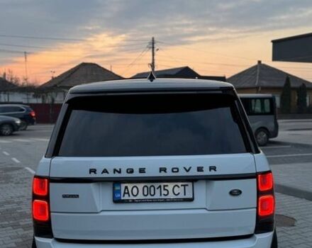 Белый Ленд Ровер Рендж Ровер, объемом двигателя 4.37 л и пробегом 130 тыс. км за 65000 $, фото 9 на Automoto.ua