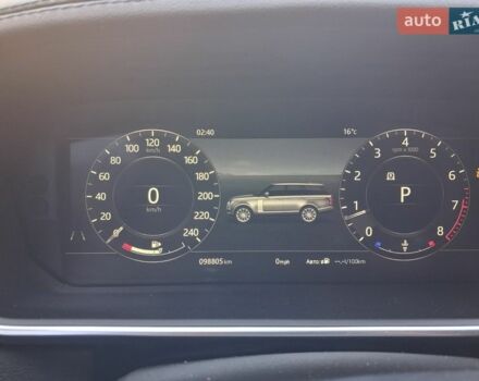 Білий Ленд Ровер Рендж Ровер, об'ємом двигуна 3 л та пробігом 98 тис. км за 51500 $, фото 12 на Automoto.ua