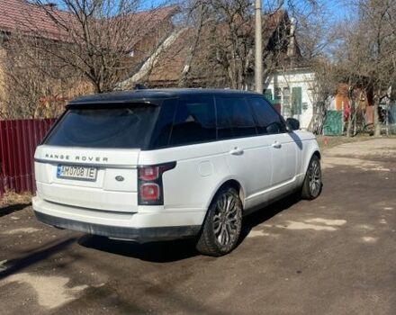 Білий Ленд Ровер Рендж Ровер, об'ємом двигуна 3 л та пробігом 98 тис. км за 51500 $, фото 8 на Automoto.ua