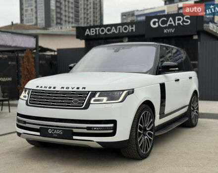 Белый Ленд Ровер Рендж Ровер, объемом двигателя 5 л и пробегом 155 тыс. км за 64999 $, фото 1 на Automoto.ua