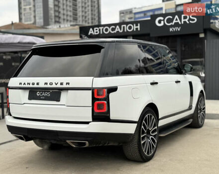 Белый Ленд Ровер Рендж Ровер, объемом двигателя 5 л и пробегом 155 тыс. км за 64999 $, фото 7 на Automoto.ua