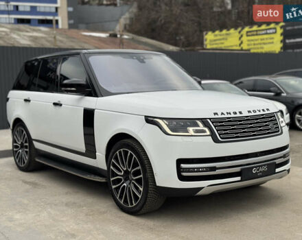 Белый Ленд Ровер Рендж Ровер, объемом двигателя 5 л и пробегом 155 тыс. км за 64999 $, фото 2 на Automoto.ua