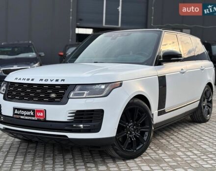 Белый Ленд Ровер Рендж Ровер, объемом двигателя 5 л и пробегом 72 тыс. км за 75990 $, фото 3 на Automoto.ua