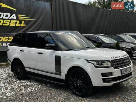 Белый Ленд Ровер Рендж Ровер, объемом двигателя 4.37 л и пробегом 180 тыс. км за 32000 $, фото 1 на Automoto.ua