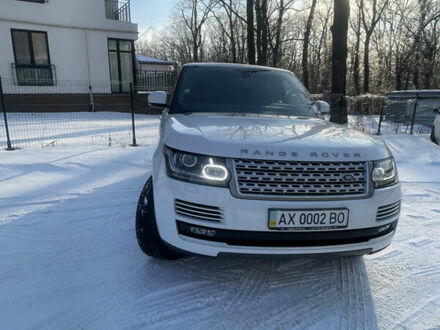 Белый Ленд Ровер Рендж Ровер, объемом двигателя 4.37 л и пробегом 91 тыс. км за 49000 $, фото 1 на Automoto.ua