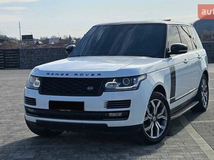 Белый Ленд Ровер Рендж Ровер, объемом двигателя 5 л и пробегом 198 тыс. км за 28500 $, фото 1 на Automoto.ua