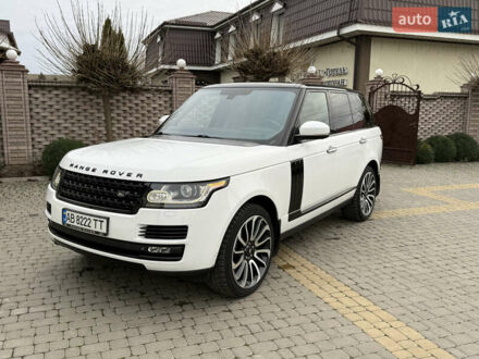 Белый Ленд Ровер Рендж Ровер, объемом двигателя 4.4 л и пробегом 130 тыс. км за 38500 $, фото 1 на Automoto.ua