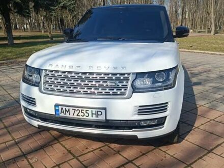 Ленд Ровер Рендж Ровер 2014 в Киеве на Automoto.ua Белый Ленд Ровер Рендж Ровер, объемом двигателя 5 л и пробегом 155 тыс. км за 55000 $, фото 1 на Automoto.ua