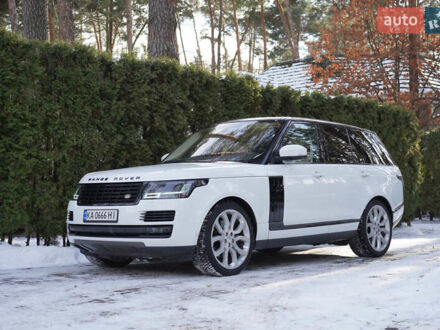Белый Ленд Ровер Рендж Ровер, объемом двигателя 3 л и пробегом 72 тыс. км за 42500 $, фото 1 на Automoto.ua