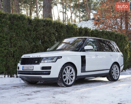 Белый Ленд Ровер Рендж Ровер, объемом двигателя 3 л и пробегом 72 тыс. км за 42500 $, фото 1 на Automoto.ua