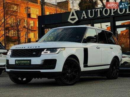 Белый Ленд Ровер Рендж Ровер, объемом двигателя 4.37 л и пробегом 105 тыс. км за 64999 $, фото 1 на Automoto.ua