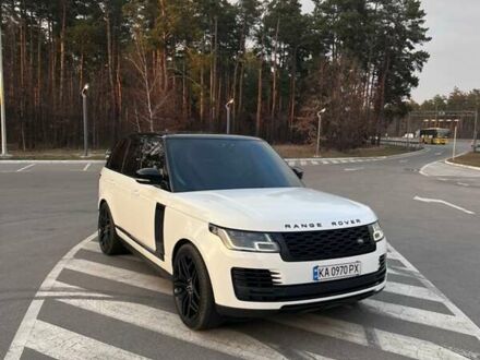 Белый Ленд Ровер Рендж Ровер, объемом двигателя 3 л и пробегом 134 тыс. км за 46999 $, фото 1 на Automoto.ua