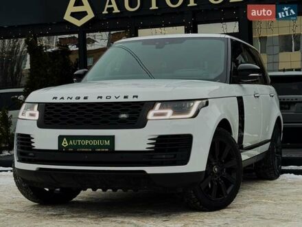 Белый Ленд Ровер Рендж Ровер, объемом двигателя 4.37 л и пробегом 105 тыс. км за 64999 $, фото 1 на Automoto.ua