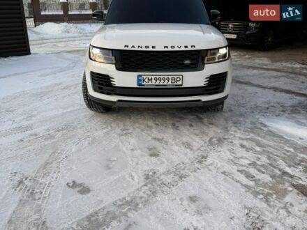 Белый Ленд Ровер Рендж Ровер, объемом двигателя 5 л и пробегом 97 тыс. км за 65000 $, фото 1 на Automoto.ua