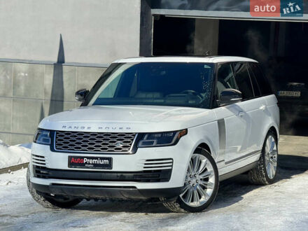 Белый Ленд Ровер Рендж Ровер, объемом двигателя 5 л и пробегом 35 тыс. км за 65000 $, фото 1 на Automoto.ua
