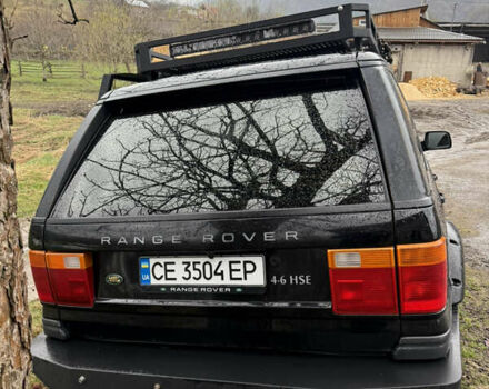 Черный Ленд Ровер Рендж Ровер, объемом двигателя 4.55 л и пробегом 210 тыс. км за 15500 $, фото 1 на Automoto.ua