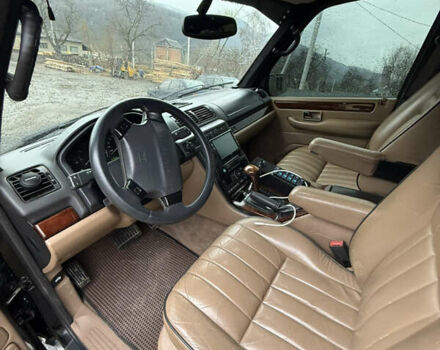 Черный Ленд Ровер Рендж Ровер, объемом двигателя 4.55 л и пробегом 210 тыс. км за 15500 $, фото 4 на Automoto.ua