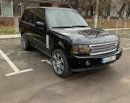 Черный Ленд Ровер Рендж Ровер, объемом двигателя 4.2 л и пробегом 255 тыс. км за 8800 $, фото 3 на Automoto.ua