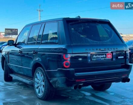 Черный Ленд Ровер Рендж Ровер, объемом двигателя 4.4 л и пробегом 282 тыс. км за 12590 $, фото 6 на Automoto.ua