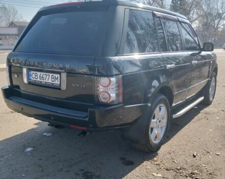 Черный Ленд Ровер Рендж Ровер, объемом двигателя 4.4 л и пробегом 265 тыс. км за 7200 $, фото 4 на Automoto.ua