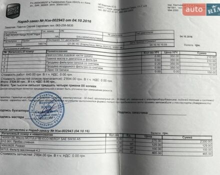 Черный Ленд Ровер Рендж Ровер, объемом двигателя 4.2 л и пробегом 243 тыс. км за 12000 $, фото 19 на Automoto.ua