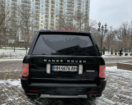 Черный Ленд Ровер Рендж Ровер, объемом двигателя 5 л и пробегом 195 тыс. км за 14500 $, фото 5 на Automoto.ua
