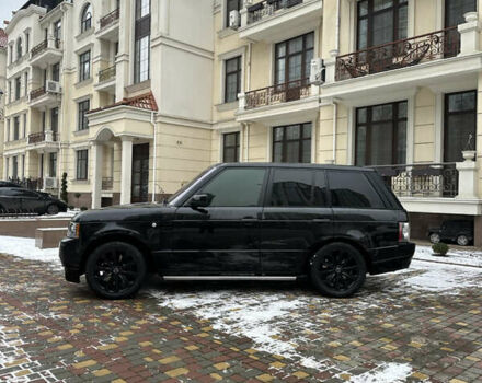 Черный Ленд Ровер Рендж Ровер, объемом двигателя 5 л и пробегом 195 тыс. км за 14500 $, фото 7 на Automoto.ua