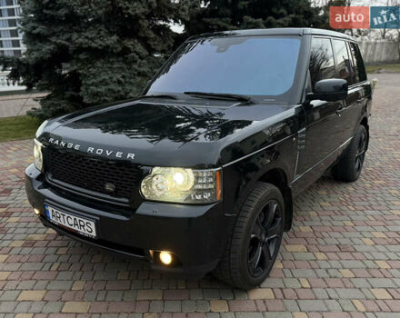Черный Ленд Ровер Рендж Ровер, объемом двигателя 5 л и пробегом 240 тыс. км за 12500 $, фото 3 на Automoto.ua