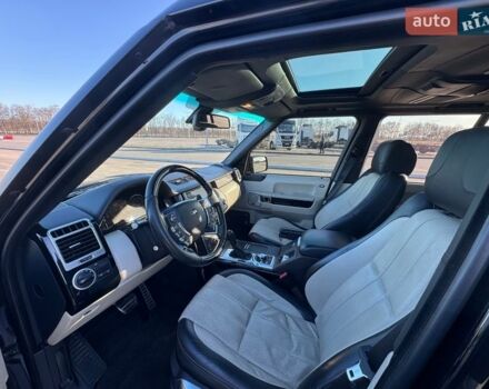 Чорний Ленд Ровер Рендж Ровер, об'ємом двигуна 5 л та пробігом 157 тис. км за 17999 $, фото 15 на Automoto.ua