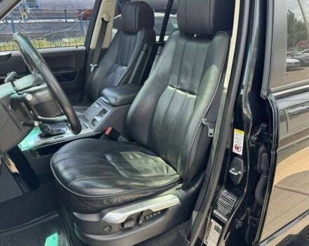 Черный Ленд Ровер Рендж Ровер, объемом двигателя 5 л и пробегом 156 тыс. км за 12500 $, фото 11 на Automoto.ua