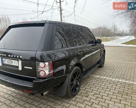 Черный Ленд Ровер Рендж Ровер, объемом двигателя 5 л и пробегом 220 тыс. км за 14000 $, фото 7 на Automoto.ua