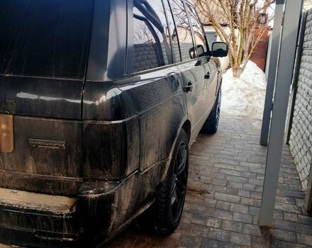 Черный Ленд Ровер Рендж Ровер, объемом двигателя 5 л и пробегом 244 тыс. км за 16000 $, фото 7 на Automoto.ua