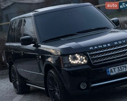 Черный Ленд Ровер Рендж Ровер, объемом двигателя 5 л и пробегом 215 тыс. км за 12999 $, фото 4 на Automoto.ua