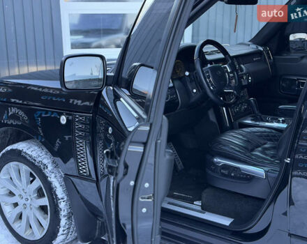 Чорний Ленд Ровер Рендж Ровер, об'ємом двигуна 5 л та пробігом 190 тис. км за 13999 $, фото 16 на Automoto.ua