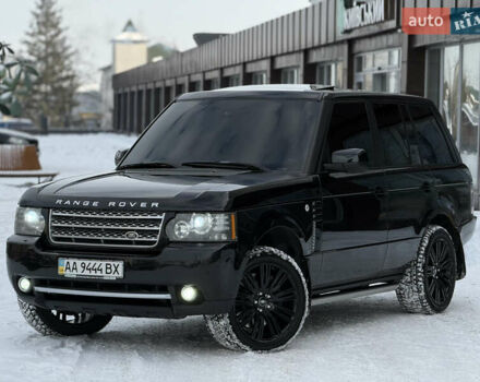 Чорний Ленд Ровер Рендж Ровер, об'ємом двигуна 5 л та пробігом 212 тис. км за 13999 $, фото 12 на Automoto.ua