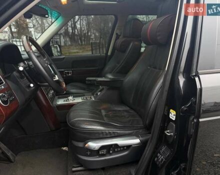 Черный Ленд Ровер Рендж Ровер, объемом двигателя 4.37 л и пробегом 171 тыс. км за 19500 $, фото 20 на Automoto.ua