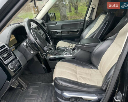 Чорний Ленд Ровер Рендж Ровер, об'ємом двигуна 5 л та пробігом 217 тис. км за 15500 $, фото 12 на Automoto.ua