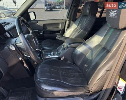Черный Ленд Ровер Рендж Ровер, объемом двигателя 5 л и пробегом 242 тыс. км за 14999 $, фото 7 на Automoto.ua