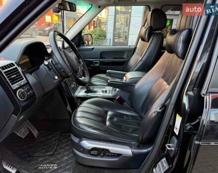 Черный Ленд Ровер Рендж Ровер, объемом двигателя 5 л и пробегом 179 тыс. км за 22900 $, фото 13 на Automoto.ua