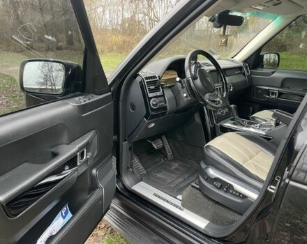 Черный Ленд Ровер Рендж Ровер, объемом двигателя 5 л и пробегом 218 тыс. км за 14999 $, фото 11 на Automoto.ua