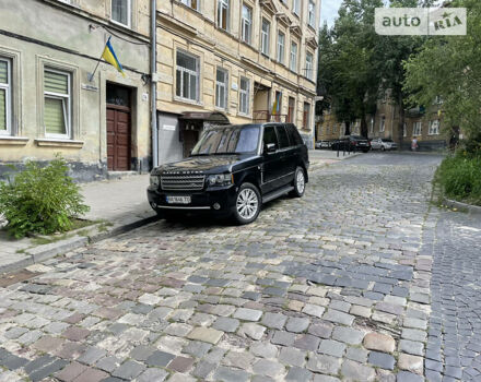 Черный Ленд Ровер Рендж Ровер, объемом двигателя 5 л и пробегом 236 тыс. км за 18000 $, фото 4 на Automoto.ua