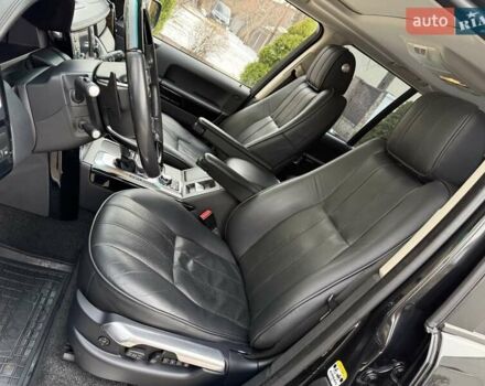 Черный Ленд Ровер Рендж Ровер, объемом двигателя 5 л и пробегом 220 тыс. км за 12999 $, фото 53 на Automoto.ua