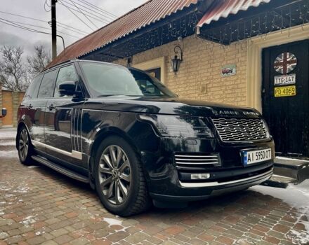 Черный Ленд Ровер Рендж Ровер, объемом двигателя 5 л и пробегом 220 тыс. км за 31200 $, фото 3 на Automoto.ua