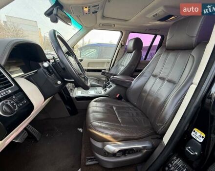 Черный Ленд Ровер Рендж Ровер, объемом двигателя 4.37 л и пробегом 190 тыс. км за 24900 $, фото 8 на Automoto.ua
